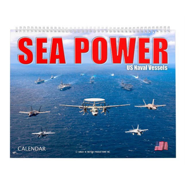 Calendrier PUISSANCE MARITIME - Navires de la marine américai (Protection)