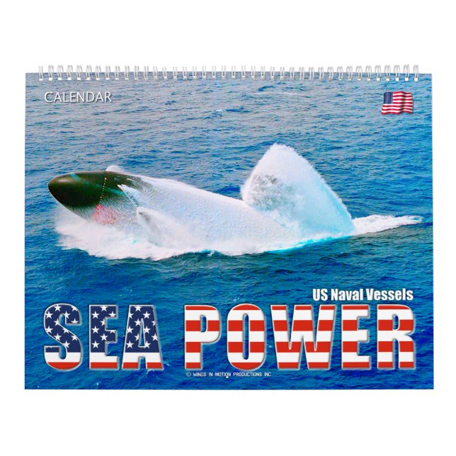 Calendrier PUISSANCE MARITIME - Navires de la marine américai (Protection)
