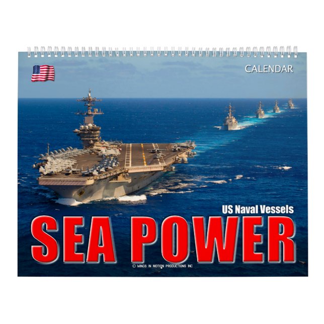 Calendrier PUISSANCE MARITIME - Navires de la marine américai (Protection)