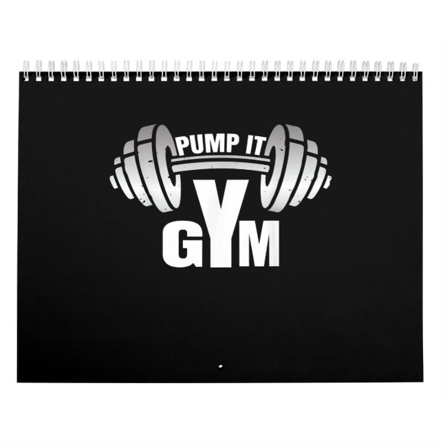Calendrier Pump It Ness Gym Motivation sportive Hommes Femmes (Protection)