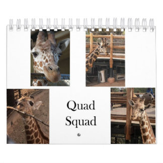 Calendrier Quad Squad 2022 5,5 po x 7 po