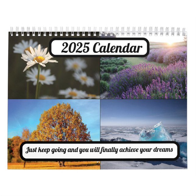 Calendrier Quatre saisons 2025 (Protection)