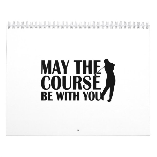 Calendrier Que le Parcours soit avec vous Funny Golf (Protection)