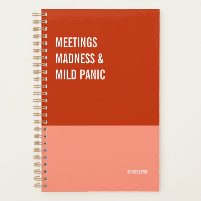 Calendrier quotidien Meeting Madness et Mild Panic (Devant)