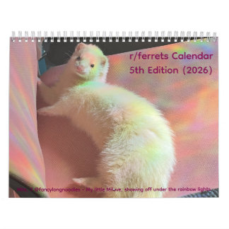 Calendrier r/ferrets Calendar 5th Edition (2026)