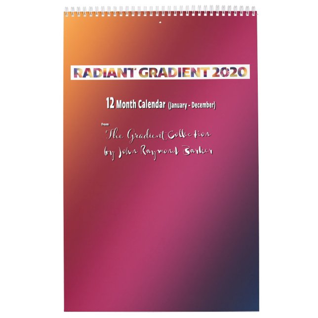 Calendrier Radiant Gradient 2020 (Protection)