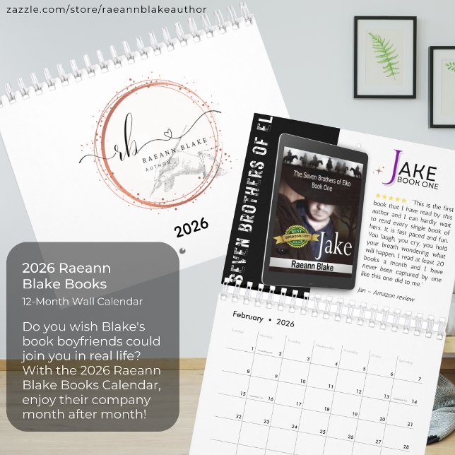 Calendrier Raeann Blake Books 2026 (Créateur téléchargé)