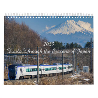 Calendrier Rails Through the Seasons of Japan 2025 日本の鉄道風景