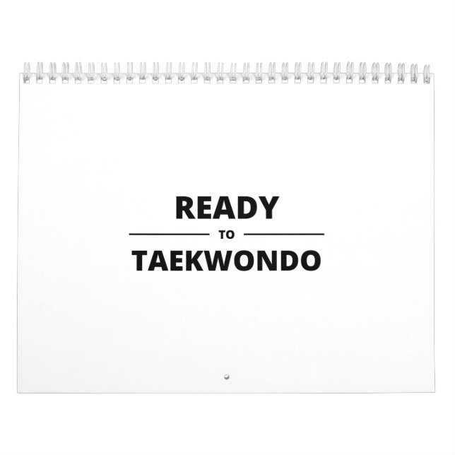 CALENDRIER READY TO TAEKWONDO (Protection)