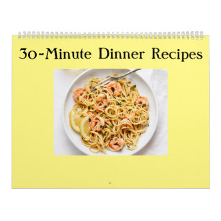 Calendrier Recettes du dîner de 30 minutes