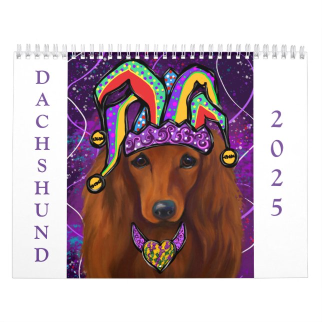 Calendrier Red Dachshund (Protection)