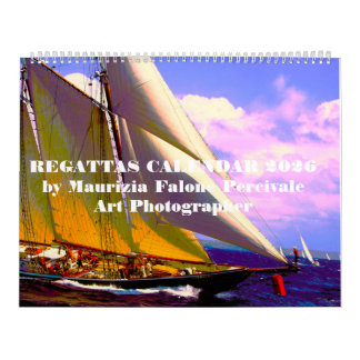 Calendrier Régates par Maurizia Falone Percivale Art Ph 2026