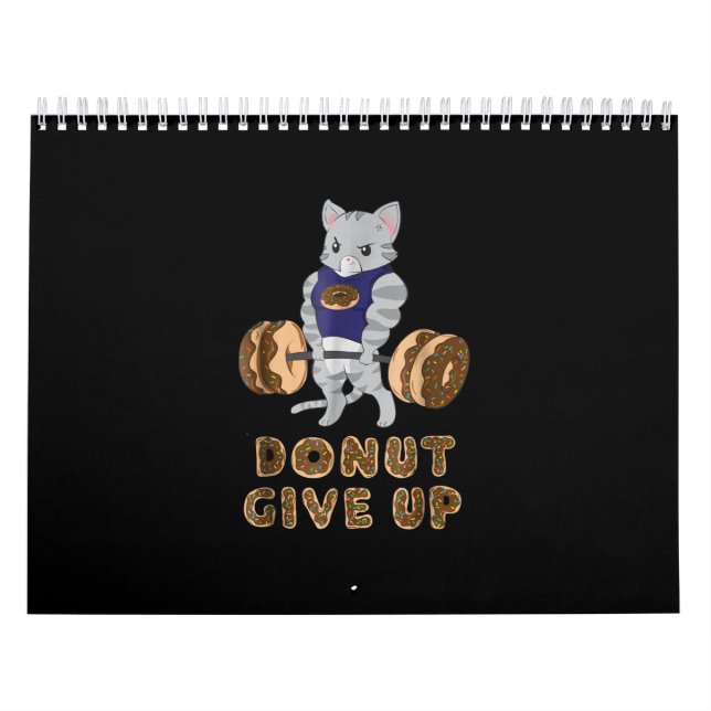 Calendrier Remise en forme de chats - Gym pour levage de l'ar (Protection)