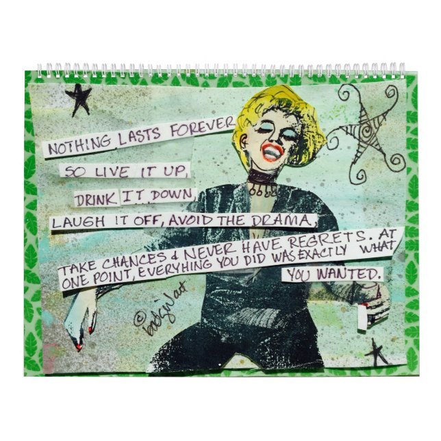 CALENDRIER REMPLI DE MAUVAIS ART DE FILLE (Protection)