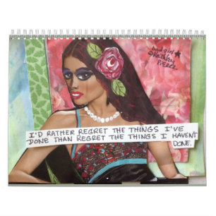 CALENDRIER REMPLI DE MAUVAIS ART DE FILLE