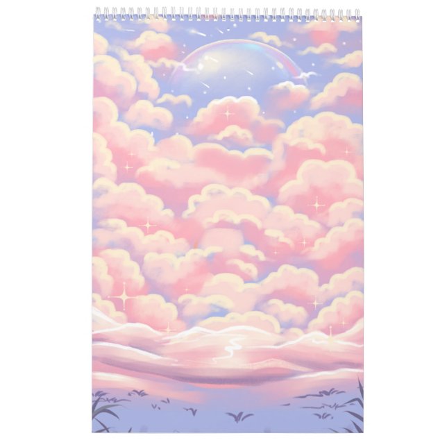 calendrier renard rose (Dos)