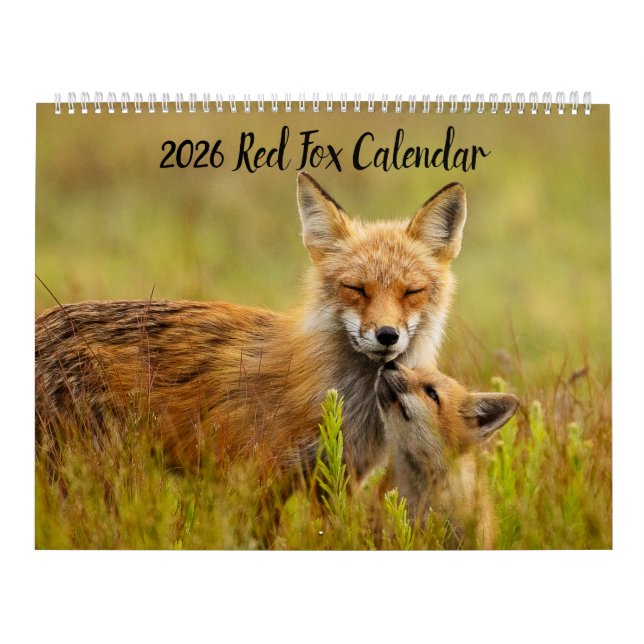 Calendrier Renard Rouge 2026 (Protection)