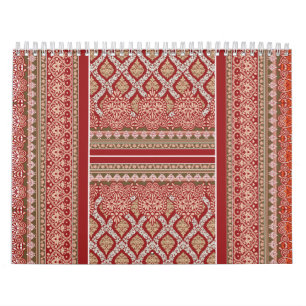 Calendrier Représentation artistique d'un orange et d'un brun