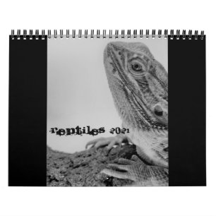 Calendrier Reptile Calendar 2021
