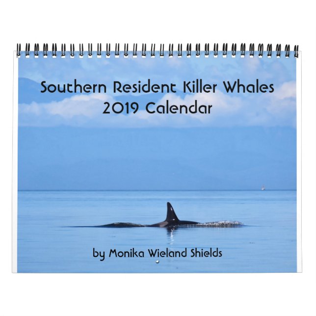 Calendrier résident du sud d'épaulard 2019 (Protection)