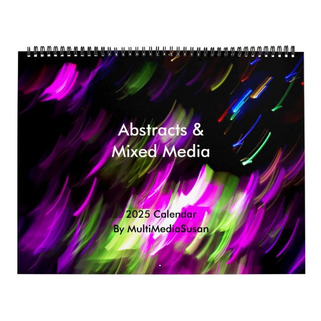 Calendrier Résumé et médias mixtes 2025 MultiMediaSusan (Protection)