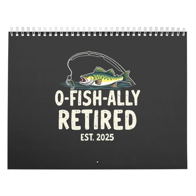 Calendrier Retraité Est. 2025 Retraite Fisher Papa (Protection)