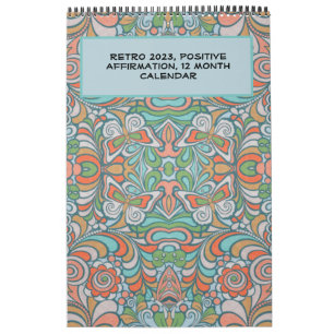 Calendrier Retro, Affirmations Positives Super 202
