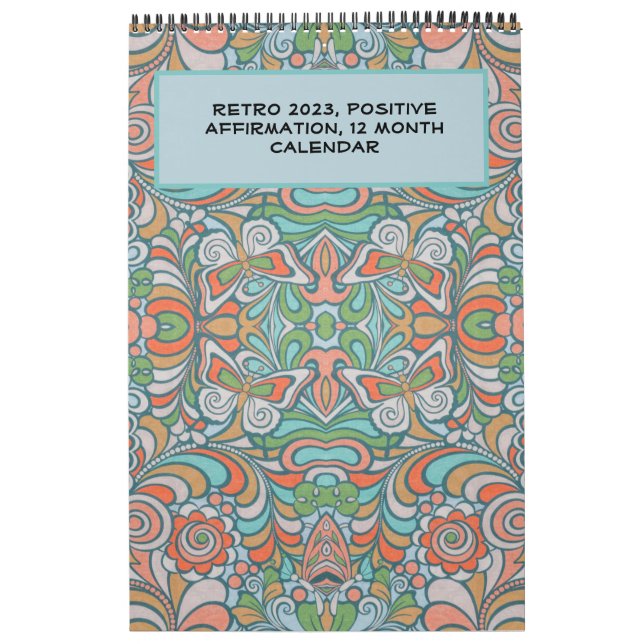 Calendrier Retro, Affirmations Positives Super 202 (Protection)