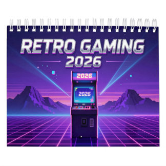 Calendrier Retro Gaming 2026 Calendar
