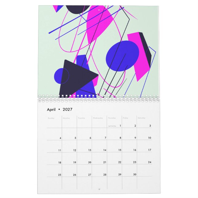 Calendrier rétroactif des années 80 (Apr 2027)
