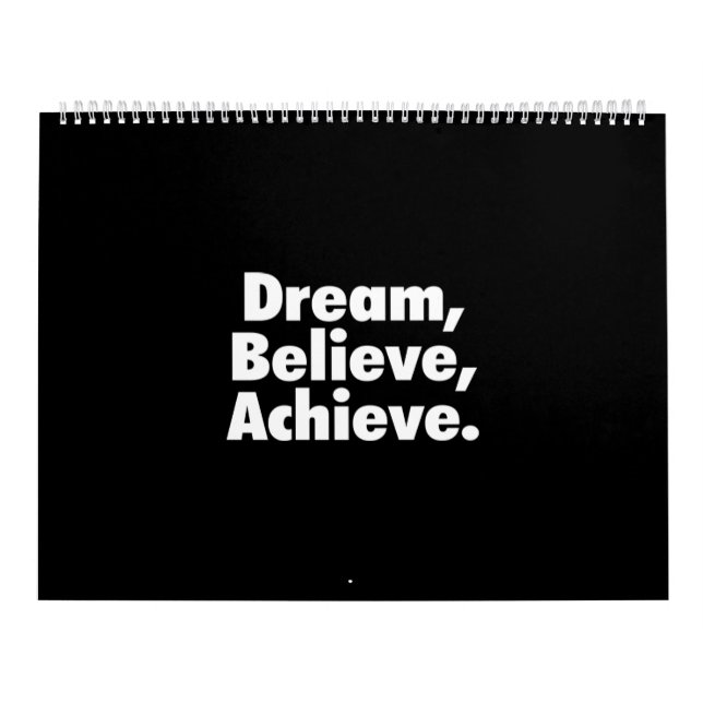 Calendrier rêve croire (Protection)