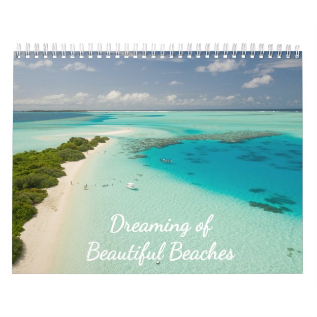 Calendrier Rêver de belles plages 2026  (Protection)