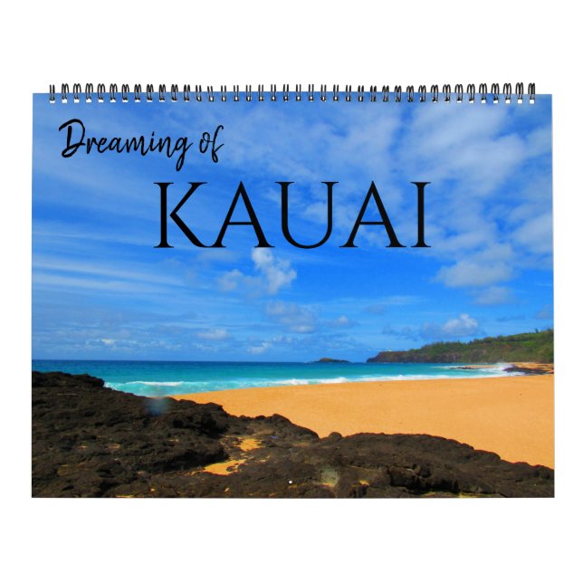 Calendrier rêves de kauai 2026 grand format (Protection)