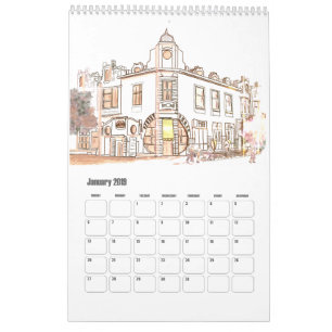 Calendrier Rêvez et voyagez dans les villes