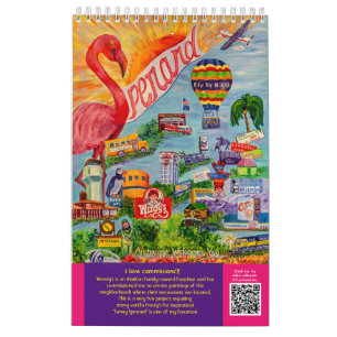 Calendrier Rhonda Scott Art 2024