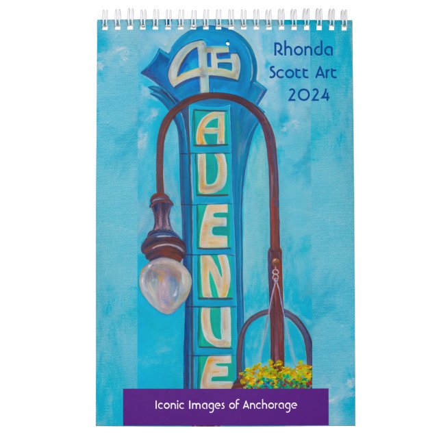 Calendrier Rhonda Scott Art 2024 (Protection)