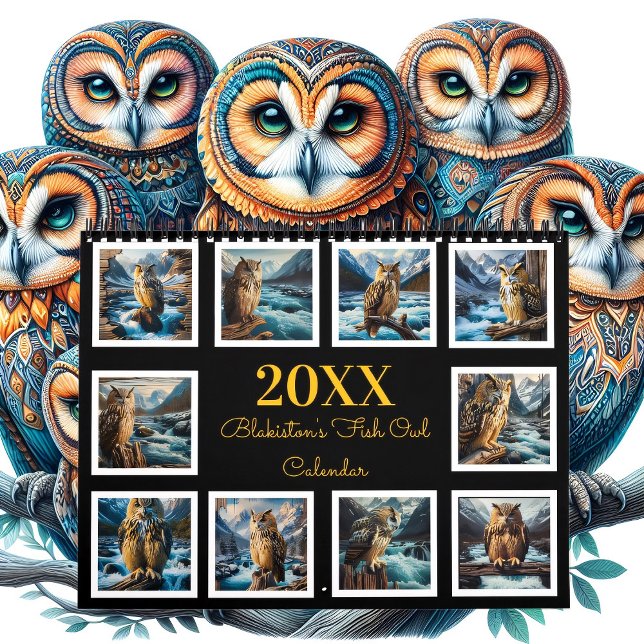 Calendrier River Guardian : Majesté de Blakiston 20XX (Créateur téléchargé)