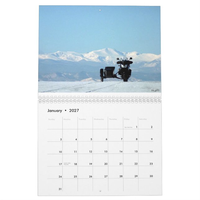 Calendrier rond des cavaliers 2013 d'année (Jan 2027)