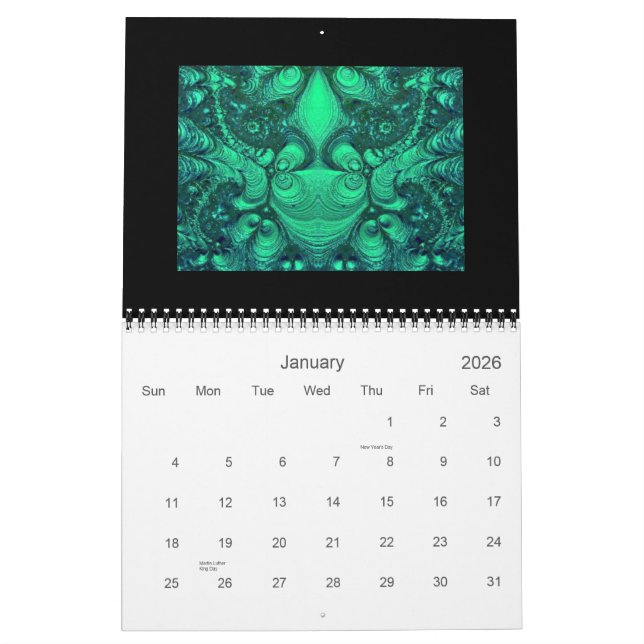 Calendrier Rorschach 2010 (Jan 2026)