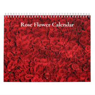 Calendrier rose Flower 2025
