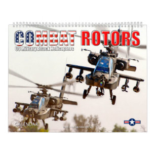 Calendrier ROTEURS DE COMBAT - Hélicoptères d'attaque militai