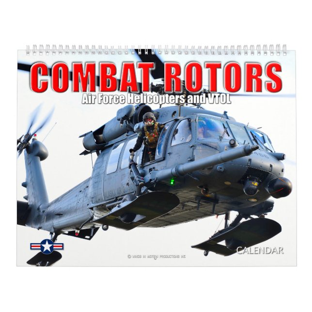 Calendrier ROTORS DE COMBAT - Hélicoptères de la Force aérien (Protection)