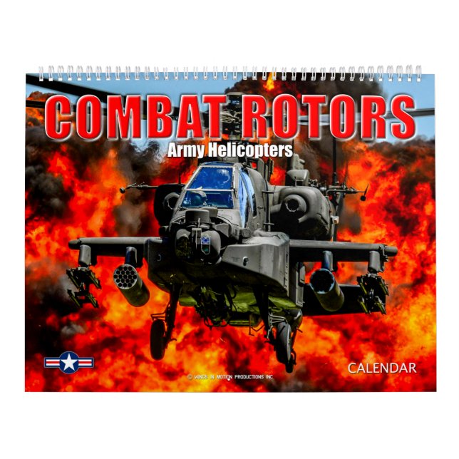 Calendrier ROTORS DE COMBAT - Hélicoptères de l'armée (Protection)