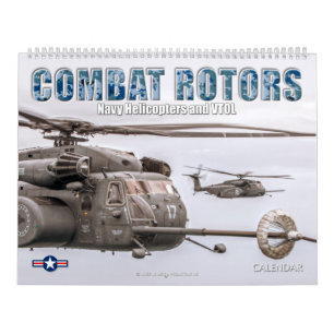 Calendrier ROTORS DE COMBAT - Hélicoptères de marine et VTOL
