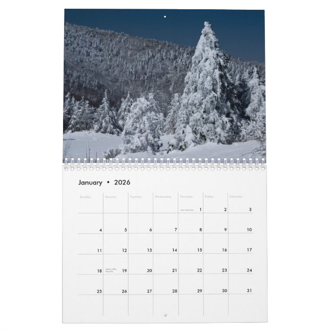 Calendrier rouan de la montagne 2013 (Jan 2026)