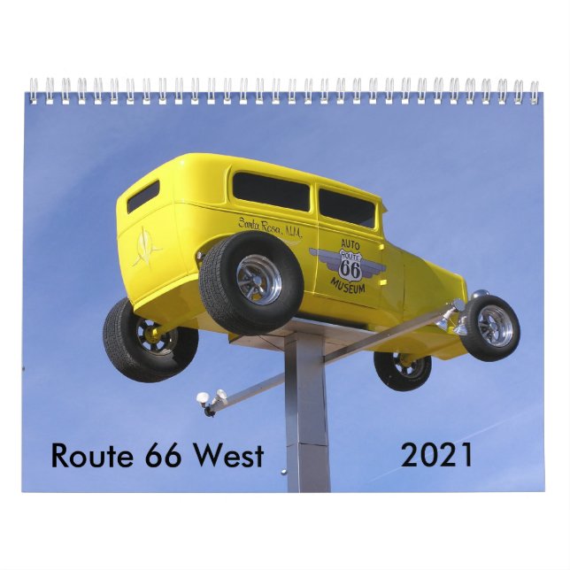 calendrier - Route 66 Ouest (Protection)