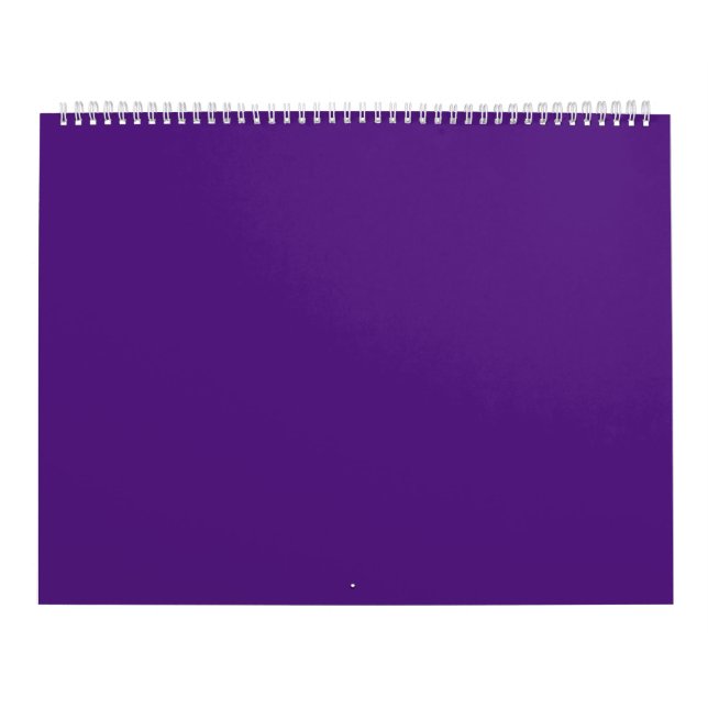 Calendrier Royal Purple #52187E, Grayish Purple (Protection)