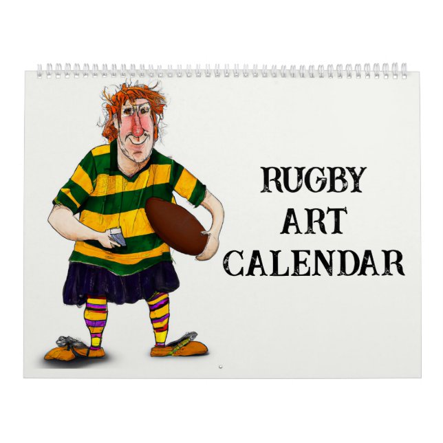 Calendrier Rugby Art (Protection)
