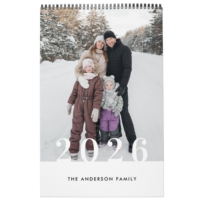 Calendrier Rustic Buffalo Check 2026 Photo Calendar (Protection)