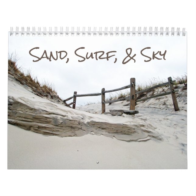 Calendrier - Sable, Surf et ciel (Protection)